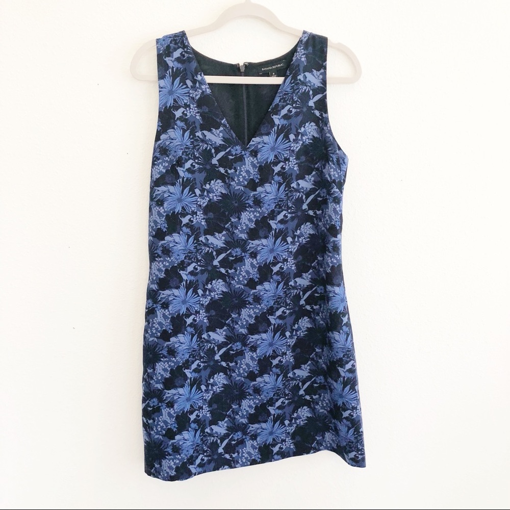 Banana Republic Blue Dress Size 8 NWOT